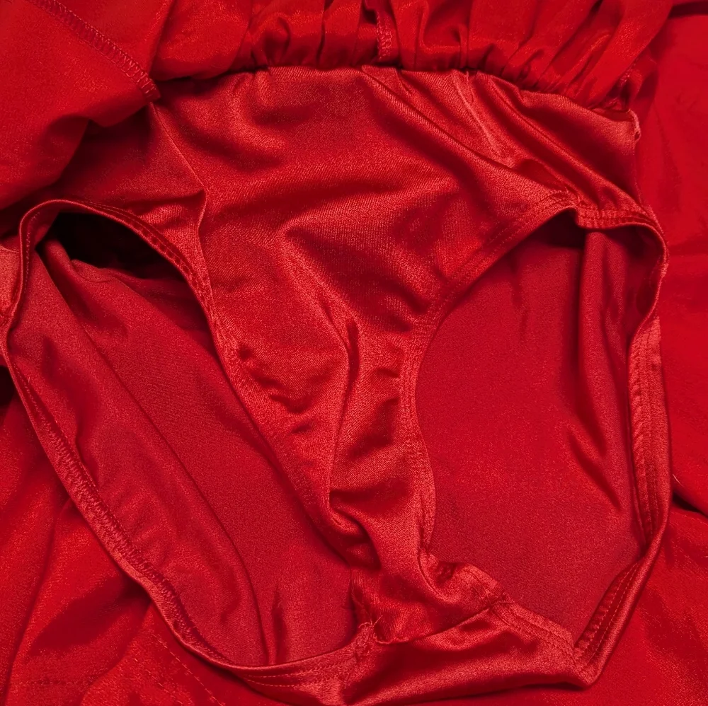 Red Jai Ho 11236 Bollywood Dance Dress By Weissman Size Adult M - Picture 9 of 11